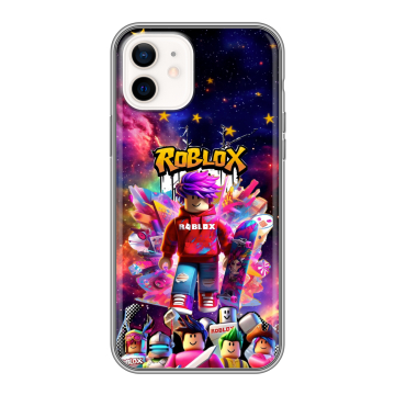 Силиконовый чехол на Iphone 12 с принтом Roblox Роблокс Силиконовый чехол на Iphone 12 с принтом Roblox Роблокс