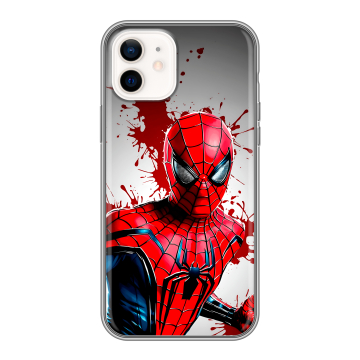 Силиконовый чехол на Iphone 12 с принтом Spiderman Человек паук Силиконовый чехол на Iphone 12 с принтом Spiderman Человек паук