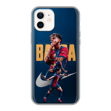 Силиконовый чехол на Iphone 12 с принтом Барселона Barca Yamal Силиконовый чехол на Iphone 12 с принтом Барселона Barca Yamal