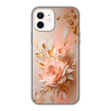 Силиконовый чехол на Iphone 12 с принтом женский