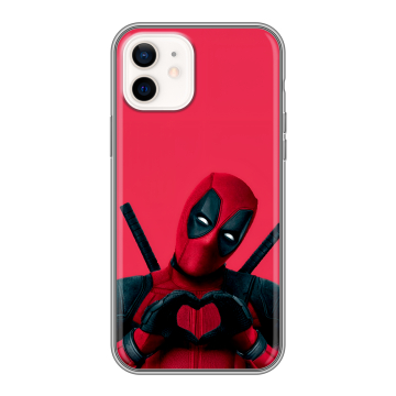 Силиконовый чехол на Iphone 12 с принтом Дедпул Deadpool Силиконовый чехол на Iphone 12 с принтом Дедпул Deadpool