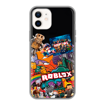 Силиконовый чехол на Iphone 12 с принтом Roblox Роблокс Силиконовый чехол на Iphone 12 с принтом Roblox Роблокс