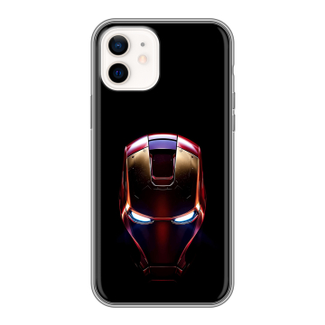 Силиконовый чехол на Iphone 12 с принтом IronMan Железный человек Силиконовый чехол на Iphone 12 с принтом IronMan Железный человек