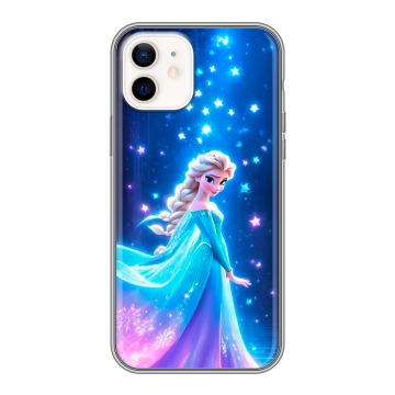 Силиконовый чехол на Iphone 12 с принтом Холодное сердце Frozen Силиконовый чехол на Iphone 12 с принтом Холодное сердце Frozen