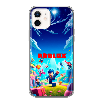 Силиконовый чехол на Iphone 12 с принтом Roblox Роблокс Силиконовый чехол на Iphone 12 с принтом Roblox Роблокс