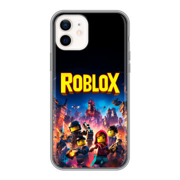 Силиконовый чехол на Iphone 12 с принтом Roblox Роблокс Силиконовый чехол на Iphone 12 с принтом Roblox Роблокс