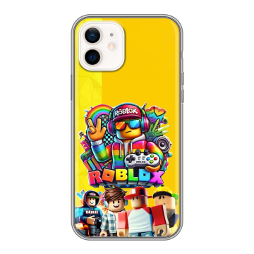 Силиконовый чехол на Iphone 12 с принтом Roblox Роблокс Силиконовый чехол на Iphone 12 с принтом Roblox Роблокс