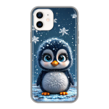 Силиконовый чехол на Iphone 12 с принтом Новый год
