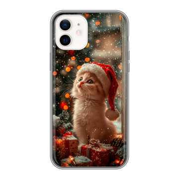Силиконовый чехол на Iphone 12 с принтом Новый год