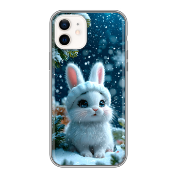 Силиконовый чехол на Iphone 12 с принтом Новый год