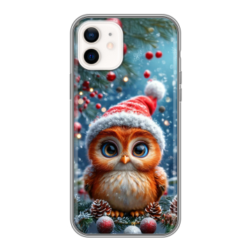 Силиконовый чехол на Iphone 12 с принтом Новый год Силиконовый чехол на Iphone 12 с принтом Новый год