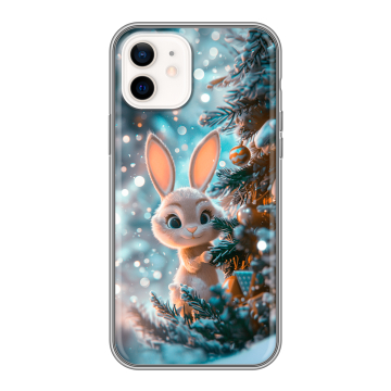 Силиконовый чехол на Iphone 12 с принтом Новый год Силиконовый чехол на Iphone 12 с принтом Новый год