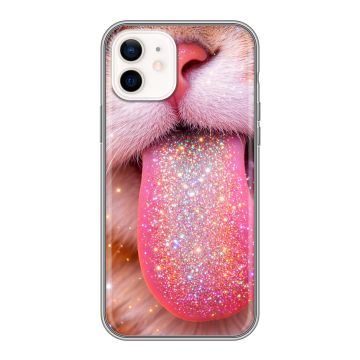 Силиконовый чехол на Iphone 12 с принтом для девочек Силиконовый чехол на Iphone 12 с принтом для девочек