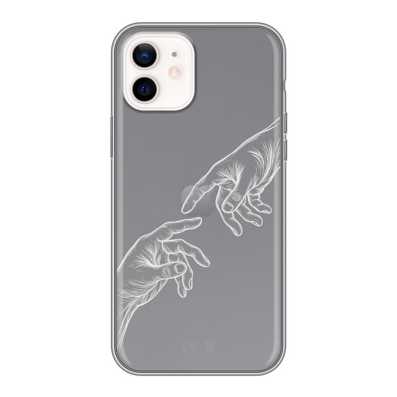 Силиконовый чехол на Iphone 12 с принтом Сотворение мира Силиконовый чехол на Iphone 12 с принтом Сотворение мира