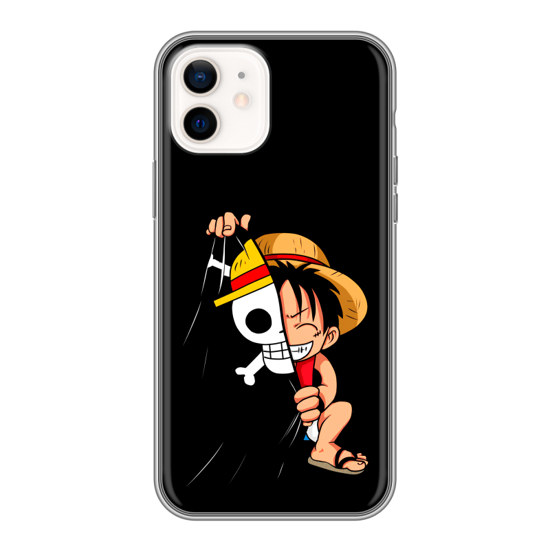 Силиконовый чехол на Iphone 12 с принтом One Piece Ван Пис Силиконовый чехол на Iphone 12 с принтом One Piece Ван Пис