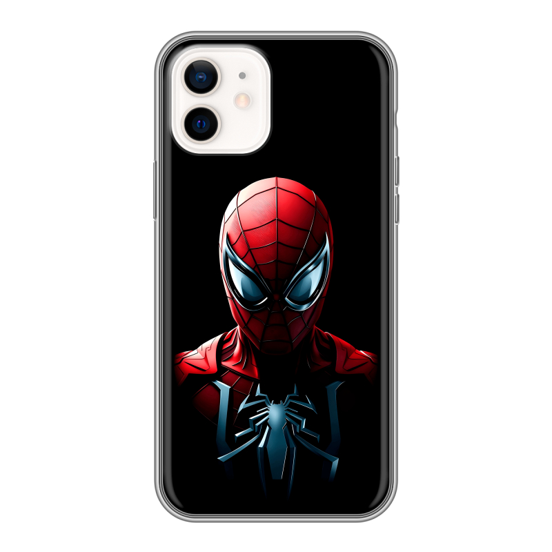 Силиконовый чехол на Iphone 12 с принтом Spiderman Человек паук Силиконовый чехол на Iphone 12 с принтом Spiderman Человек паук