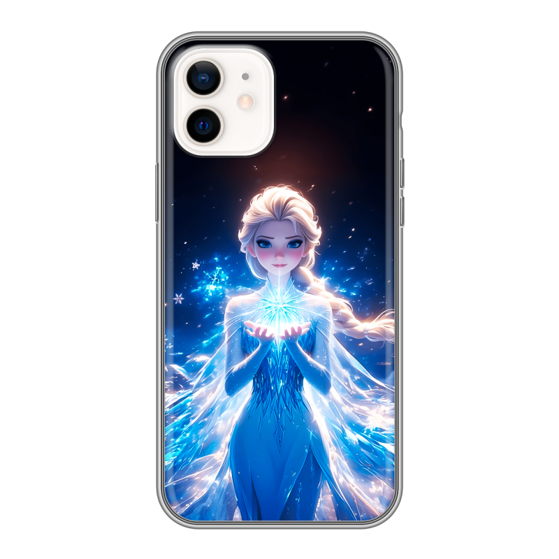Силиконовый чехол на Iphone 12 с принтом Холодное сердце Frozen Силиконовый чехол на Iphone 12 с принтом Холодное сердце Frozen