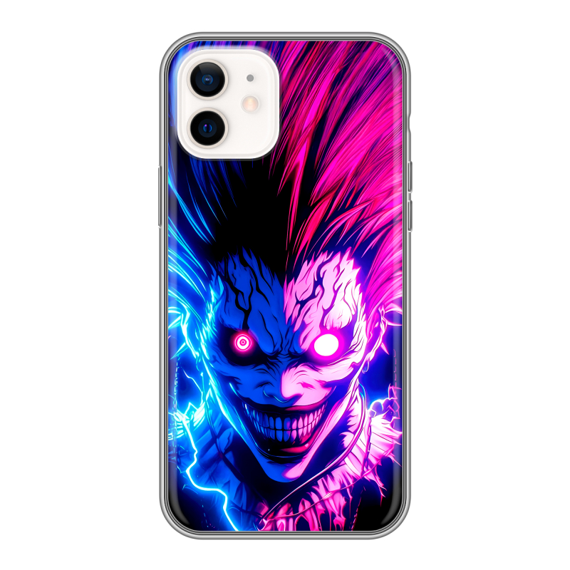 Силиконовый чехол на Iphone 12 с принтом Death note Тетрадь смерти Силиконовый чехол на Iphone 12 с принтом Death note Тетрадь смерти