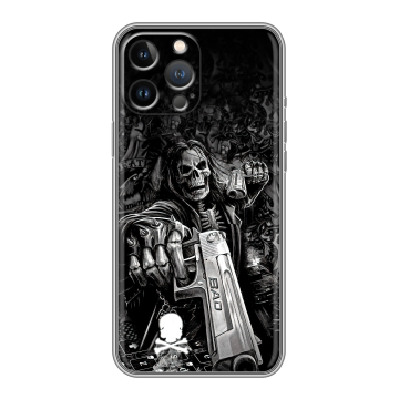 Силиконовый чехол на Iphone 12 Pro Max с принтом Скелет Силиконовый чехол на Iphone 12 Pro Max с принтом Скелет