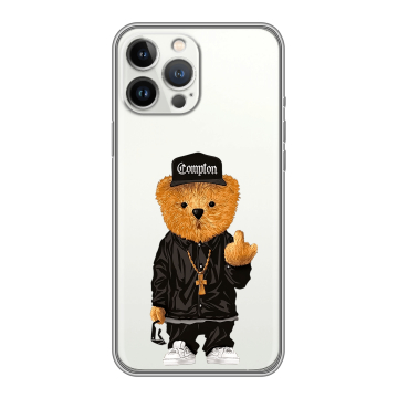Силиконовый чехол на Iphone 12 Pro Max с принтом Мишка Силиконовый чехол на Iphone 12 Pro Max с принтом Мишка