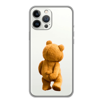 Силиконовый чехол на Iphone 12 Pro Max с принтом Медведь Силиконовый чехол на Iphone 12 Pro Max с принтом Медведь