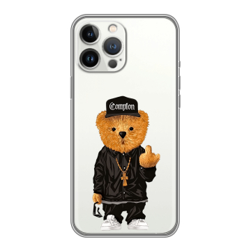 Силиконовый чехол на Iphone 12 Pro Max с принтом Плюшевый медведь Силиконовый чехол на Iphone 12 Pro Max с принтом Плюшевый медведь