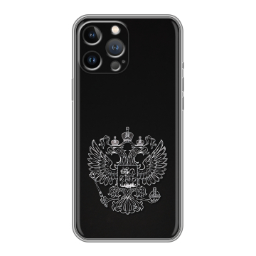 Силиконовый чехол на Iphone 12 Pro Max с принтом Герб России Силиконовый чехол на Iphone 12 Pro Max с принтом Герб России
