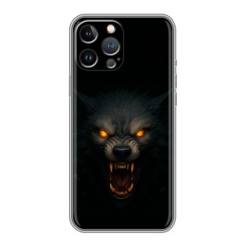Силиконовый чехол на Iphone 12 Pro Max с принтом Волк Силиконовый чехол на Iphone 12 Pro Max с принтом Волк