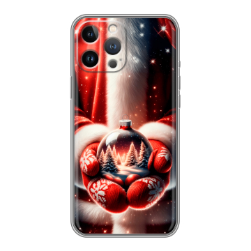 Силиконовый чехол на Iphone 12 Pro Max с принтом Новый год