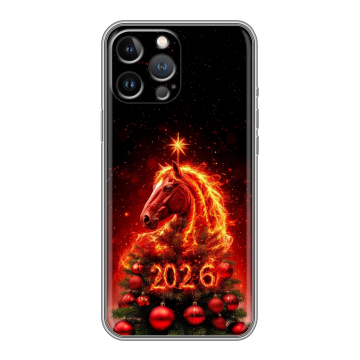 Силиконовый чехол на Iphone 12 Pro Max с принтом Новый год