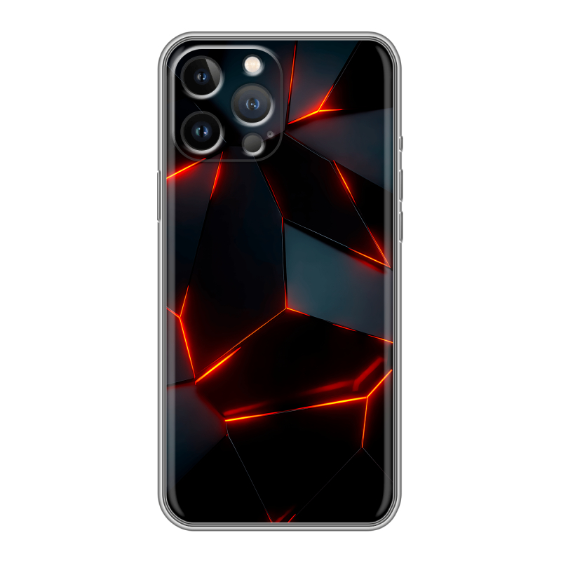 Силиконовый противоударный чехол на Iphone 12 Pro Max с принтом Яркие абстракции Силиконовый противоударный чехол на Iphone 12 Pro Max с принтом Яркие абстракции