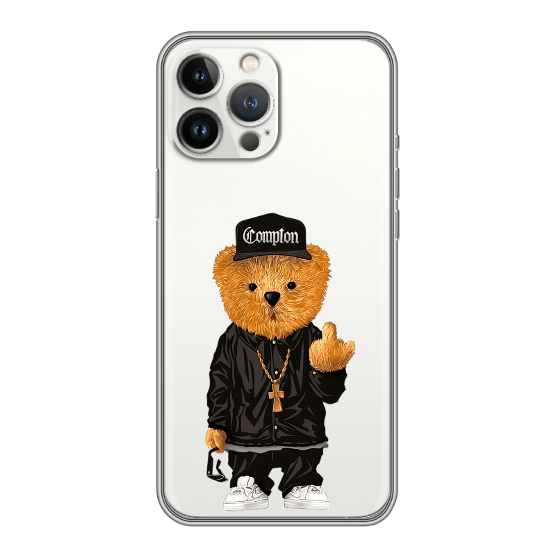 Силиконовый чехол на Iphone 12 Pro Max с принтом Плюшевый медведь Силиконовый чехол на Iphone 12 Pro Max с принтом Плюшевый медведь