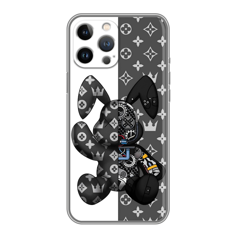 Силиконовый противоударный чехол на Iphone 12 Pro Max с принтом Луи робот Силиконовый противоударный чехол на Iphone 12 Pro Max с принтом Луи робот