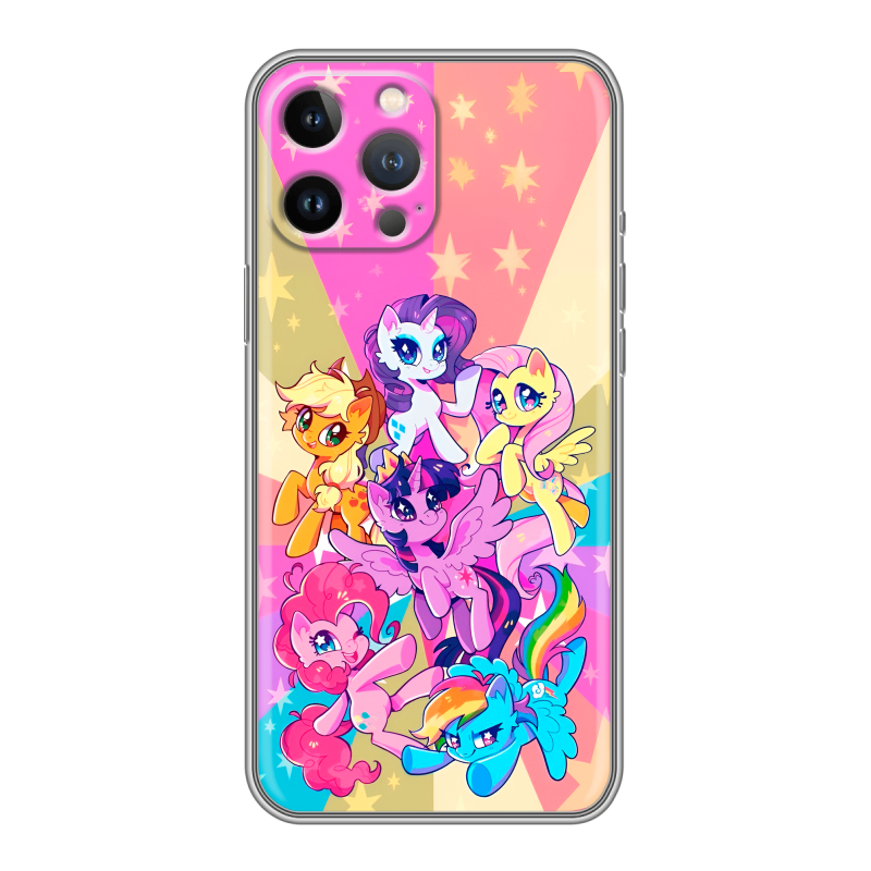 Силиконовый чехол на Iphone 12 Pro Max с принтом My little pony Дружба чудо Силиконовый чехол на Iphone 12 Pro Max с принтом My little pony Дружба чудо