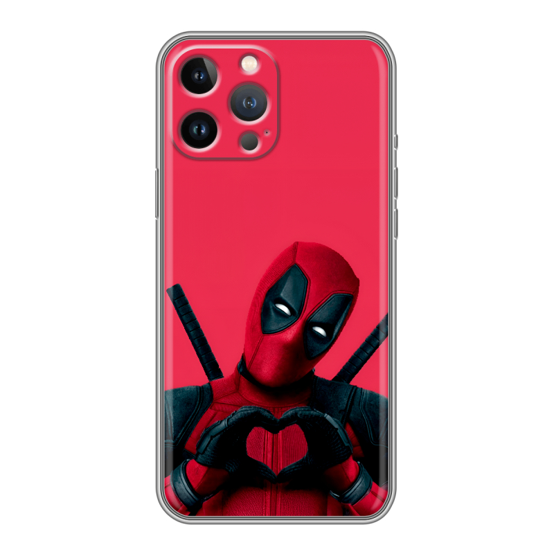 Силиконовый чехол на Iphone 12 Pro Max с принтом Дедпул Deadpool Силиконовый чехол на Iphone 12 Pro Max с принтом Дедпул Deadpool