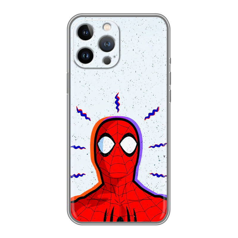 Силиконовый противоударный чехол на Iphone 12 Pro Max с принтом Spiderman Человек паук Силиконовый противоударный чехол на Iphone 12 Pro Max с принтом Spiderman Человек паук