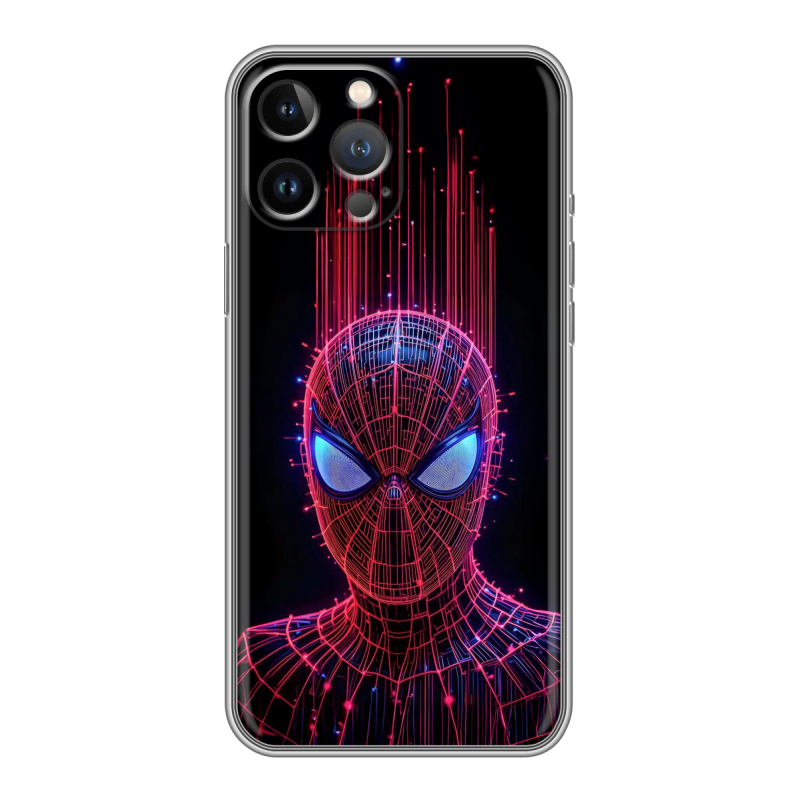Силиконовый чехол на Iphone 12 Pro Max с принтом Spiderman Человек паук Силиконовый чехол на Iphone 12 Pro Max с принтом Spiderman Человек паук