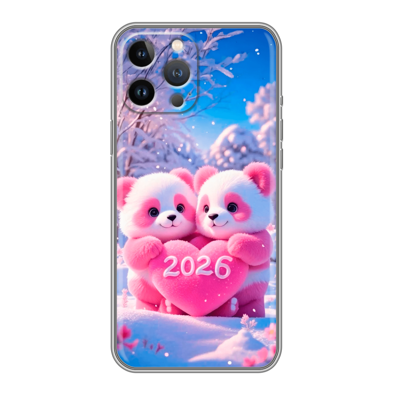Силиконовый противоударный чехол на Iphone 12 Pro Max с принтом Новый год Силиконовый противоударный чехол на Iphone 12 Pro Max с принтом Новый год