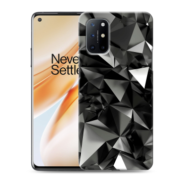 Силиконовый чехол на OnePlus 8T с принтом Черные кристаллы Силиконовый чехол на OnePlus 8T с принтом Черные кристаллы