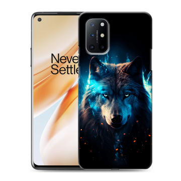 Силиконовый чехол на OnePlus 8T с принтом Волк ночной Силиконовый чехол на OnePlus 8T с принтом Волк ночной
