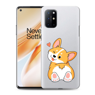 Силиконовый чехол на OnePlus 8T с принтом Корги
