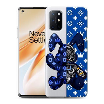 Силиконовый чехол на OnePlus 8T с принтом Луи робот