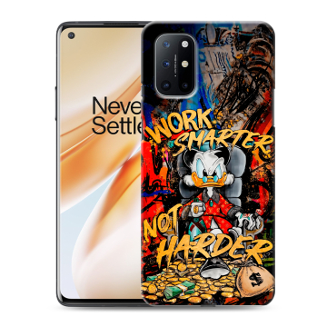 Силиконовый чехол на OnePlus 8T с принтом Дональд Дак Деньги