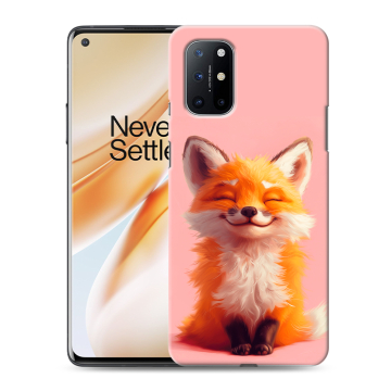 Силиконовый чехол на OnePlus 8T с принтом милая лиса