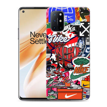 Силиконовый чехол на OnePlus 8T с принтом Найк Nike яркий