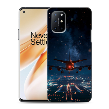 Силиконовый чехол на OnePlus 8T с принтом самолет
