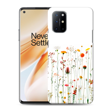 Силиконовый чехол на OnePlus 8T с принтом цветы