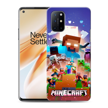 Силиконовый чехол на OnePlus 8T с принтом Майнкрафт Minecraft