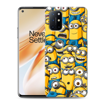 Силиконовый чехол на OnePlus 8T с принтом Миньоны