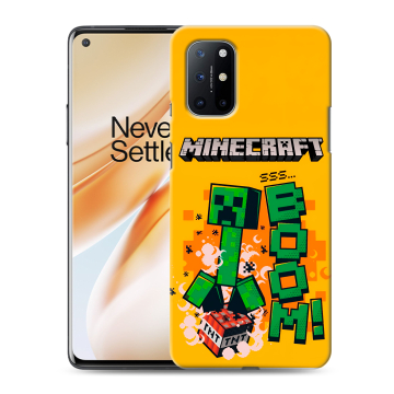 Силиконовый чехол на OnePlus 8T с принтом Майнкрафт Minecraft